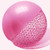 22"D Anti-Burst Donut Yoga Ball - Extra Thick Fitness Balance Ball for Core Training & Pilates