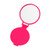 Red - Shatterproof Lightweight Compact Mirror With Case