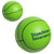 Lime Green/Black - Basketball Stress Reliever