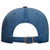 Back - Navy - OTTO Garment Washed Pigment Dyed Denim 6 Panel Low Profile Dad Hat