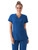 Royal Blue Blank - Jockey Women's V-Neck Zipper Pocket Scrub Top