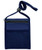 Navy Blue Blank - Pouch With Front Zipper Pocket
