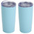 Aqua Blue Blank - Glendale 20 oz Vacuum Insulated Stainless Steel Tumbler