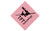 Pink Logo - 4" Econo Compressed Diamond Sponge