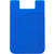 Blue Blank - Domestic Silicone Phone Wallet w/Single Pocket Card Holder