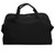 Black Back View Blank - Two Tone Zippered Duffel Bag w/Shoulder Strap (18" x 10.5")