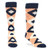 Stock ready Argyle premium dress Socks w/ Custom embroidered logo, 200 needles