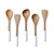 5 Pieces Wooden Kitchen Utensil Set
