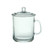 15 Oz. Custom Glass Tea Cups w/ Lids