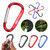Carabiner Key Chain With Split Ring