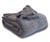 FROSTED SHERPA BLANKET GRAY (50"x 60") FROSTED SHERPA BLANKET GRAY (50"x 60"