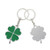 Four-Leaf Clover-Shaped Keychain