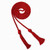 Red Blank - Multiple Colors Braided Honor Graduation Cords