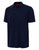 874 Navy/Dark Red - Era Polo Men's (Solid and Color Placket)
