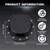 Stainless Steel Magnetic Backing Cooking Timer