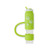 Green - 10mm Reusable Silicone Straw Topper