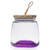 Purple - 64 Oz. Glass Candy Jars w/ Wooden Lid