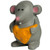 Mouse w/Cheese Squeezies® Stress Reliever