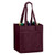 Burgundy Red Blank - 10"x7"x11" Wine Tote Bag - 6 Bottle Non-Woven Tote