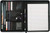 Navy Blue Blank - Pedova™ Zippered UltraHyde Padfolio FSC® Mix Paper