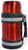 32 Oz. Vacuum Insulated Wide Mouth Bottle w/ Shoulder Strap - Red Coated