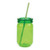 Green/White Blank - 24 Oz. Jammer Mason Acrylic Jar