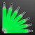 4" Green Mid-Sized Glow Sticks with Lanyard - BLANK