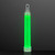 4" Green Mid-Sized Glow Sticks with Lanyard - BLANK
