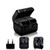 Black Blank - 3 in 1 Dismountable Universal Travel Adapter Plug