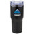 Black/Clear Blank Front View - 20 Oz. Urban Peak® Trail Tumbler