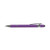 PURPLE/SILVER BLANK - Liqui-Mark® iWriter® Exec - Stylus & Soft Touch Rubberized Metal Ballpoint Pen (Black Ink)