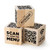 QR Code Wood Cube (DECORATED)