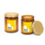 4 oz. Amber Apothecary Jar Candle