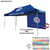 72 Hr Fast Ship - 10' Back Wall for 10x20 Tent Kit, Sublimated, Double Sided Print