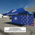 72 Hr Fast Ship - 10' Back Wall for 10x20 Tent Kit, Sublimated, Double Sided Print