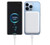 White Blank - 5000 mAh Wireless Magnetic Charging Battery