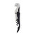 Black/Silver Blank Side - All-in-One Corkscrew Bottle Opener & Foil Cutter
