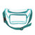 Teal - Clear Heavy Vinyl Fanny Pack w/ Two Zipper Pockets