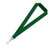 Dark Green - 1/2" Polyester Lanyards w/ Buckle Release and Safety Break
