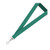 Kelly Green - 1/2" Polyester Lanyards w/ Buckle Release and Safety Break