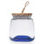 Blue Blank - 64 Oz. Glass Candy Jars w/ Wooden Lid