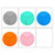 3 Compartments Round Silicone Slow Pet Feeder
