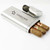 Silver Logo - Stainless Steel Portable Cigar Case