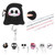 Halloween Skull Shaped Silicone Tape Measure