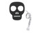 Halloween Skull Shaped Silicone Tape Measure