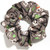Gray Logo - Full Color Polyester Hair Scrunchie Elastic Hair Tie