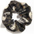 Black Logo - Full Color Polyester Hair Scrunchie Elastic Hair Tie