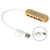 Bamboo Brown/White Logo - Bamboo Dual Port USB & Type-C Hub