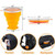 9 Oz. Silicone Collapsible Travel Cup W/ Lid