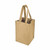Beige Blank - True® 4 Bottle Non-Woven Wine Tote